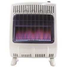 20000 BTU Vent-Free Blue Flame Natural Gas Heater with Thermostat and Blower Off