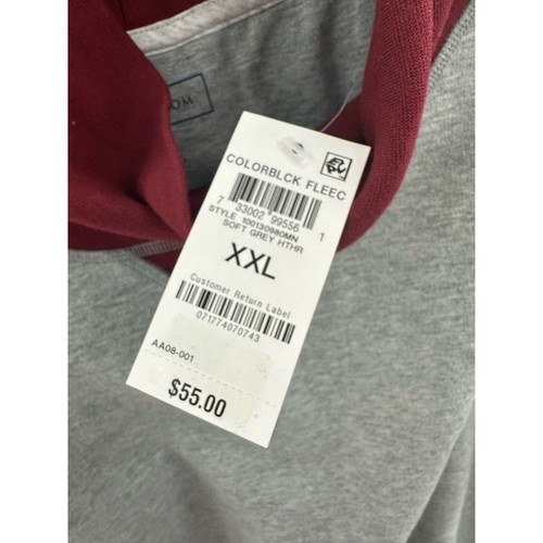 Club Room, Felpa in Pile a Girocollo da Uomo, Taglia XXL Grigio - Foto 4 di 8