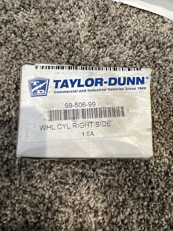 NEW IN BOX Taylor Dunn Wheel Cylinder 99-506-99 Right Side