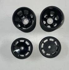 Set of BSR Racing Tires White Rears Silver Gray right Front trued Carpet Oval 