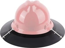 Hard Hat Sun Shade - Standard V-Gard Full Brim Attachment for Men or Women Worki