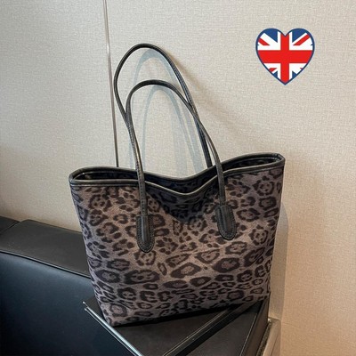Große Tasche für Damen mit mehreren Taschen Schultertasche Handtasche für Arbeit (grau)