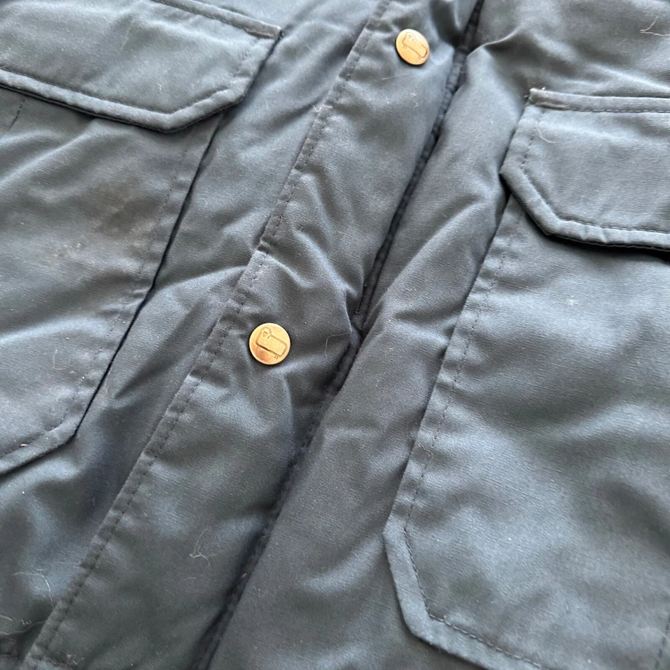 Chaqueta de campo de lluvia Woolrich vintage forrada rosa acolchada para hombre talla L botón hecha en EE. UU. Foto 2 de 4