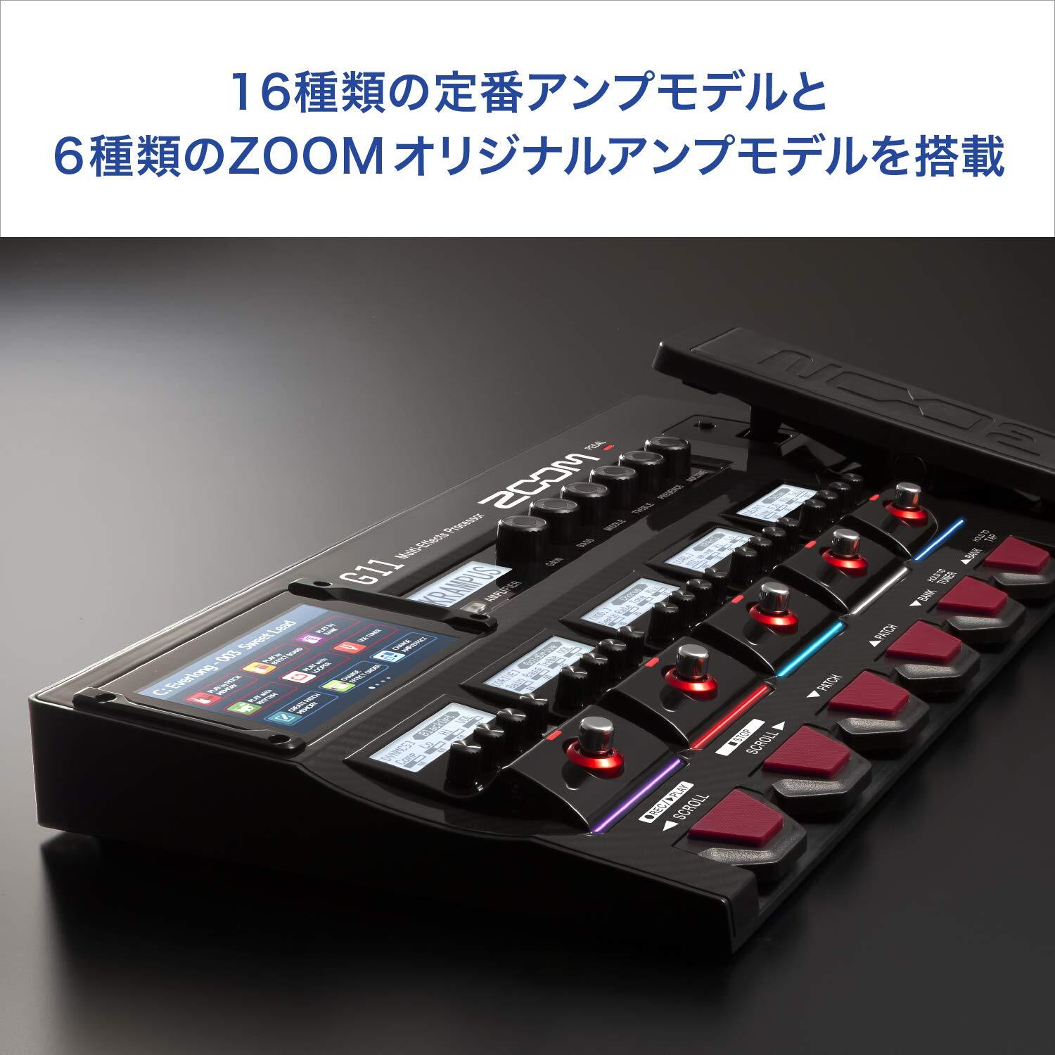 Zoom G11 Guitar MultiEffects IR Loader Touch Panel Flagship Model Pedals eBay