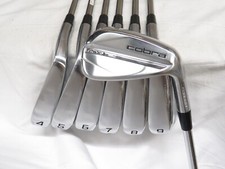Used Cobra King Tec Forged Iron Set 4-PW KBS -Taper Lite Stiff Steel Shafts S