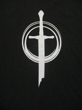 XL black MIDDLE EARTH VIDEO GAME LOGO t-shirt by WARNER BROS GAMES