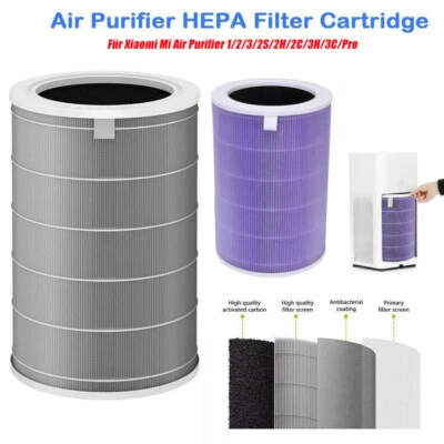 MARKENLOS HEPA-Filter Für Xiaomi Mi Air Purifier 3H 3C 2C 3 Pro Luftreiniger Ersatz Filter