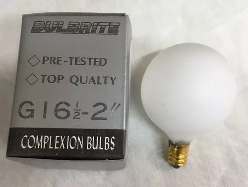 40G16.5/OW 40G16.5 40 Watt G16.5 Outside White Completion Facial Bulb 12-pcs - Picture 5 of 9