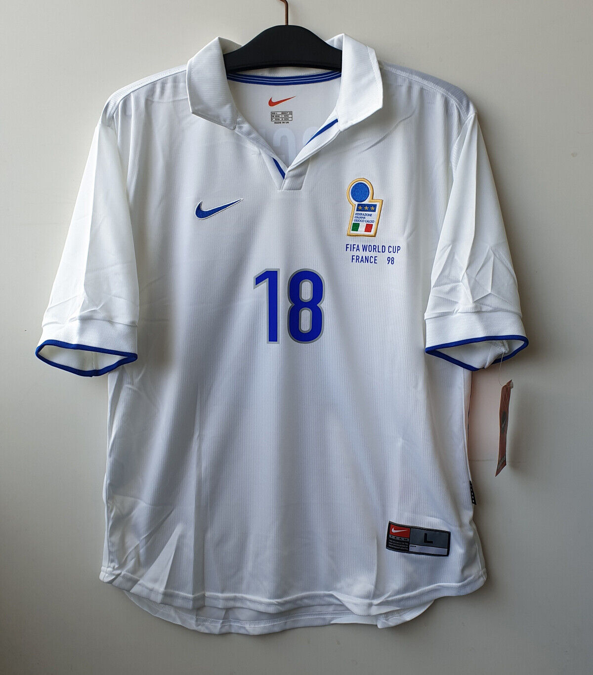 italy football shirt 1998