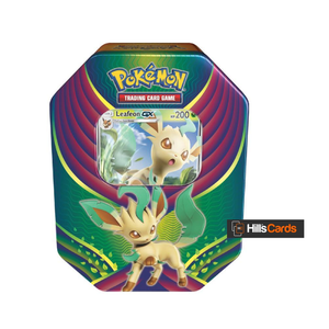 Pokemon TCG Evolution Celebration Tin Leafeon GX