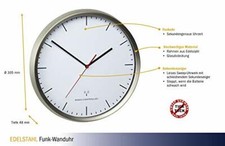 TFA Dostmann Radio orologio da parete RAID