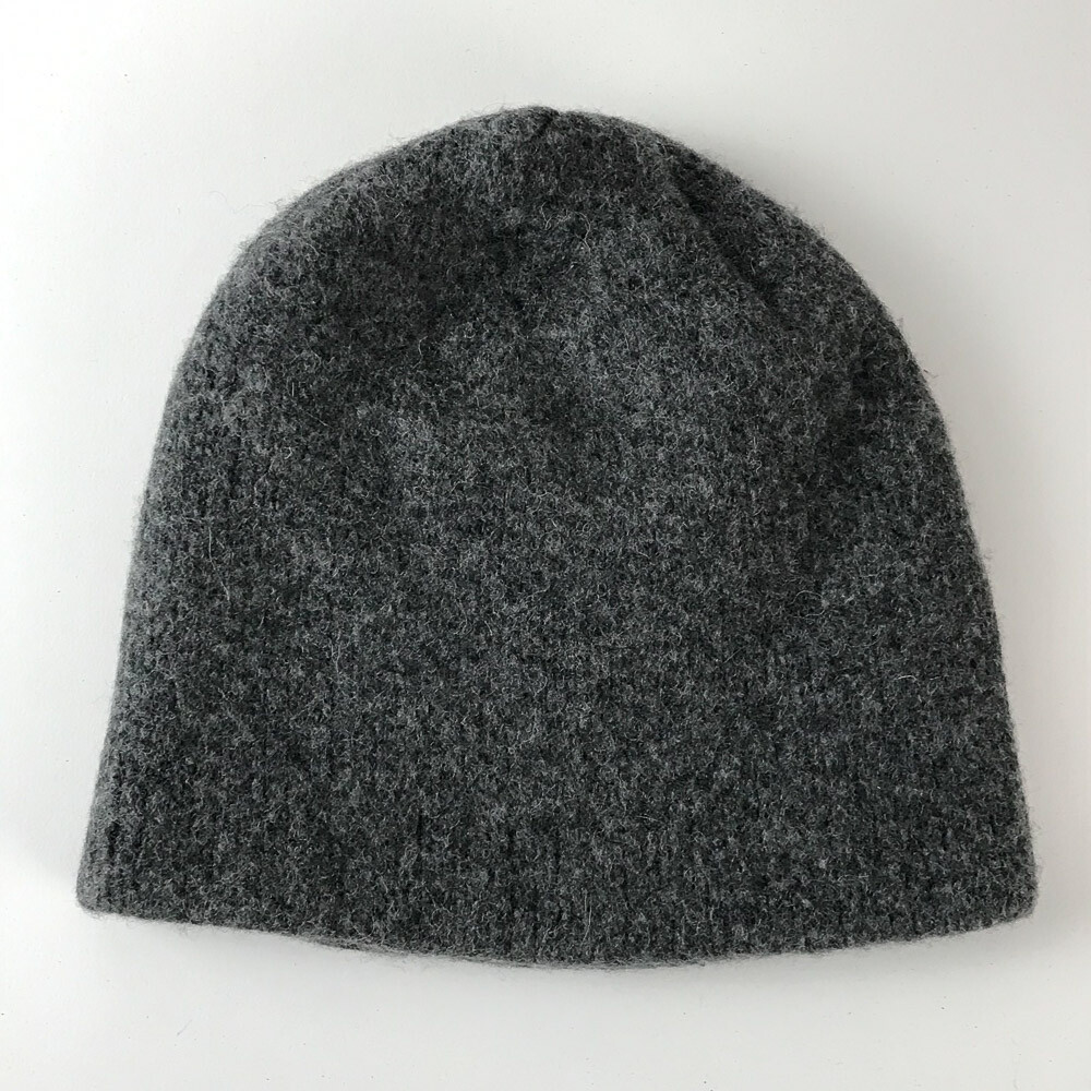 Gray Knit Winter Hat - image 1