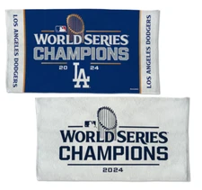MLB Los Angeles Dodgers  2024 Champions Locker Room 22" x 42" Double-Sided Towel