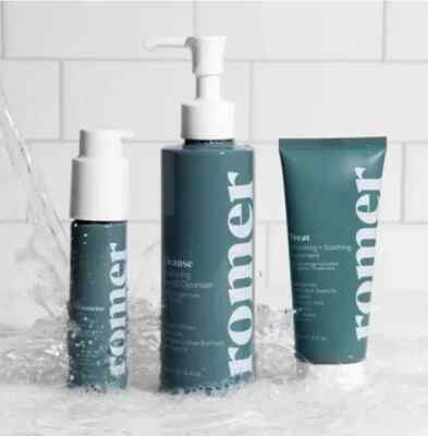 ROMER Unisex Cleanser, Moisturize, Hydrating Facial Products NEW!