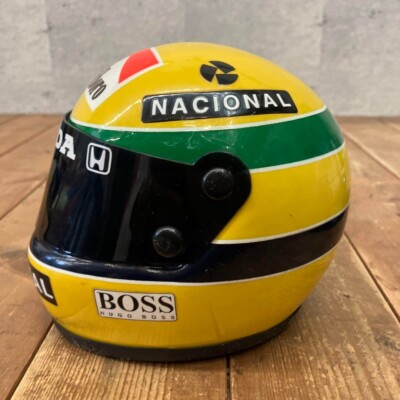 Ayrton Senna 1/2 Scale Vintage Helmet F1 Racing Honda Objects