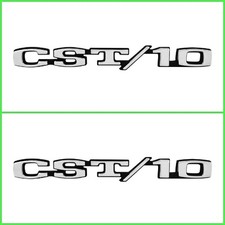 Trim Parts Cst10 Front Fender Emblem Set 1969-1970 Chevy Pickup Trucks Usa Made