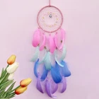Colorful Dream Catcher Feather Handmade Dreamcathers Wall Hanging Decoration