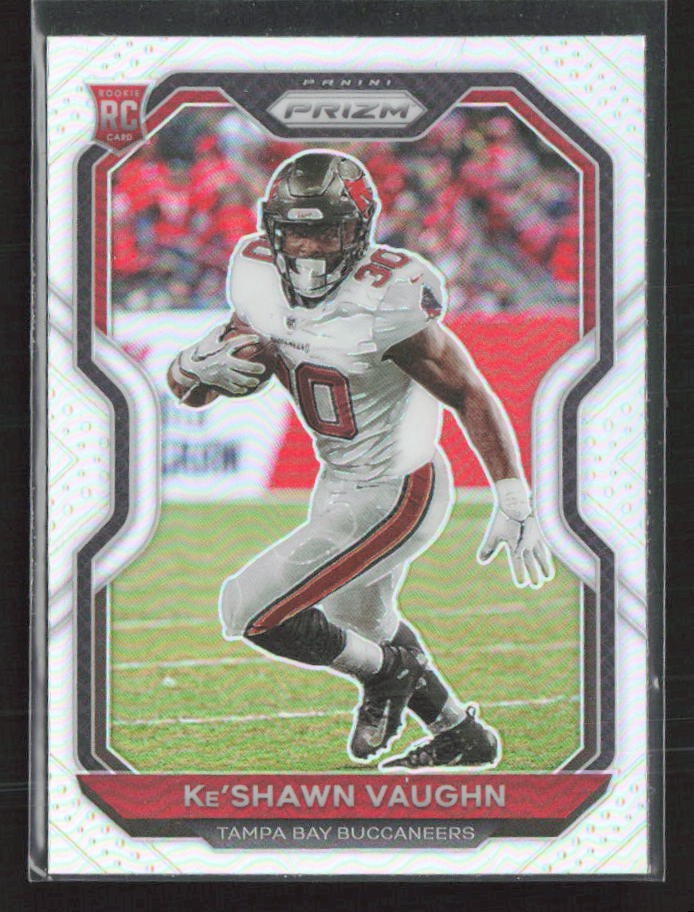 2020 Panini Prizm #320 Ke'Shawn Vaughn Silver Prizm Tampa Bay Buccaneers (MS)