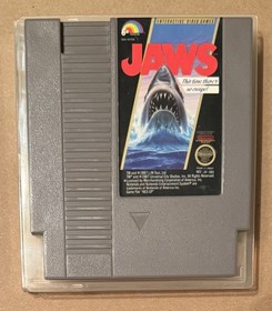 Jaws Nintendo NES Rare 5 Screw Tested And Working