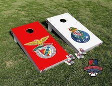 Lisboa and Porto Cornhole Board Vinyl Wrap Skins Laminated Sticker Decal Set