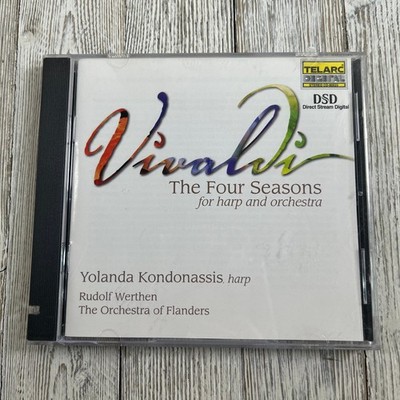 Vivaldi   The Four Seasons CD 1999 Classical Telarc DSD Harp Orchestra