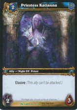 Moderate Play WoW TCG Priestess Katianna Class Starter Decks World of Warcraft
