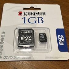 Kingston 1 GB SD Micro Card SDMemory Card, New
