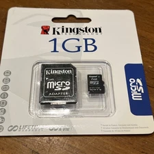 Kingston 1 GB SD Micro Card SDMemory Card, New