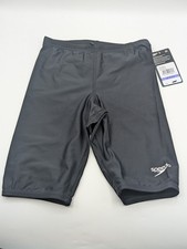 Speedo Boys Youth Size 26 Powerflex Eco Jammer Swim Suit New Black NWT