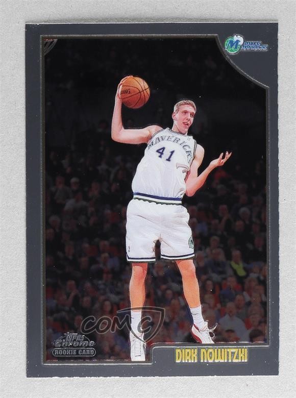 1998-99 Topps Chrome Dirk Nowitzki #154 HOF 3t8