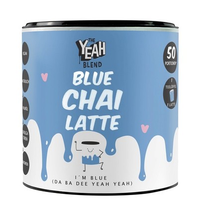 The Yeah Blend Blue Chai Latte Pulver mit Spirulina Alge 250g