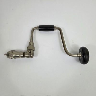 Vintage FULLER Ratcheting Bit Brace Hand Drill Woodworking Carpentry Tool