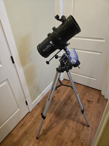 Celestron PowerSeeker 127EQ Reflector Telescope, 127mm, EQ Mount, Accessories