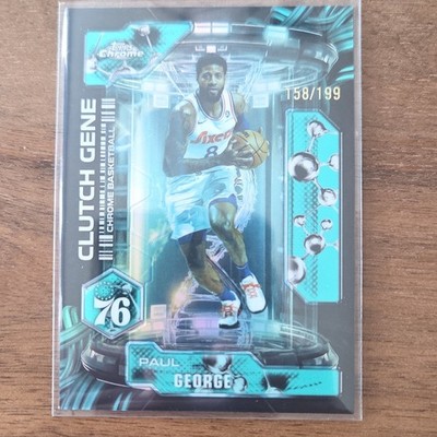 Paul George, 2025-26 Topps Chrome Basketball Clutch Gene CG-3 158/199, Teal