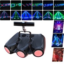 192 LED RGBW Stage Light Multi-Pattern Disco Light Laser Lighting DMX512 Party