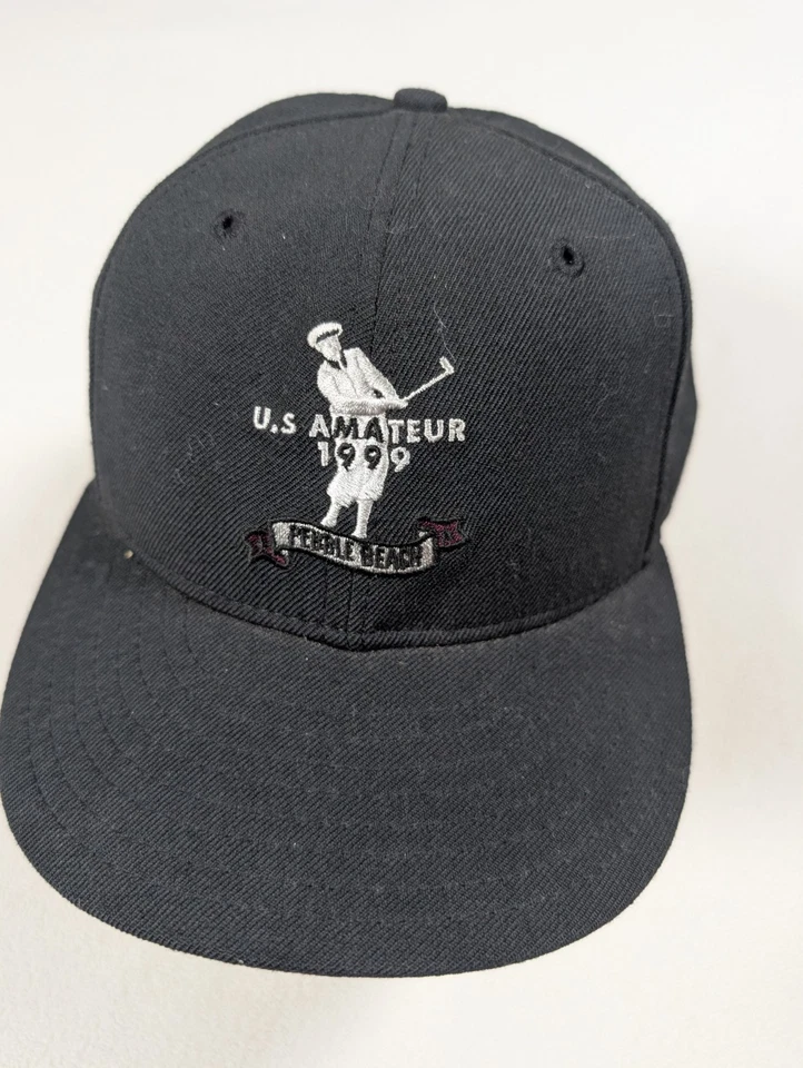 Vintage 1999 New Era Pebble Beach PGA Championship U.S. Amateur U.S. Open Hat - Image 3 of 4