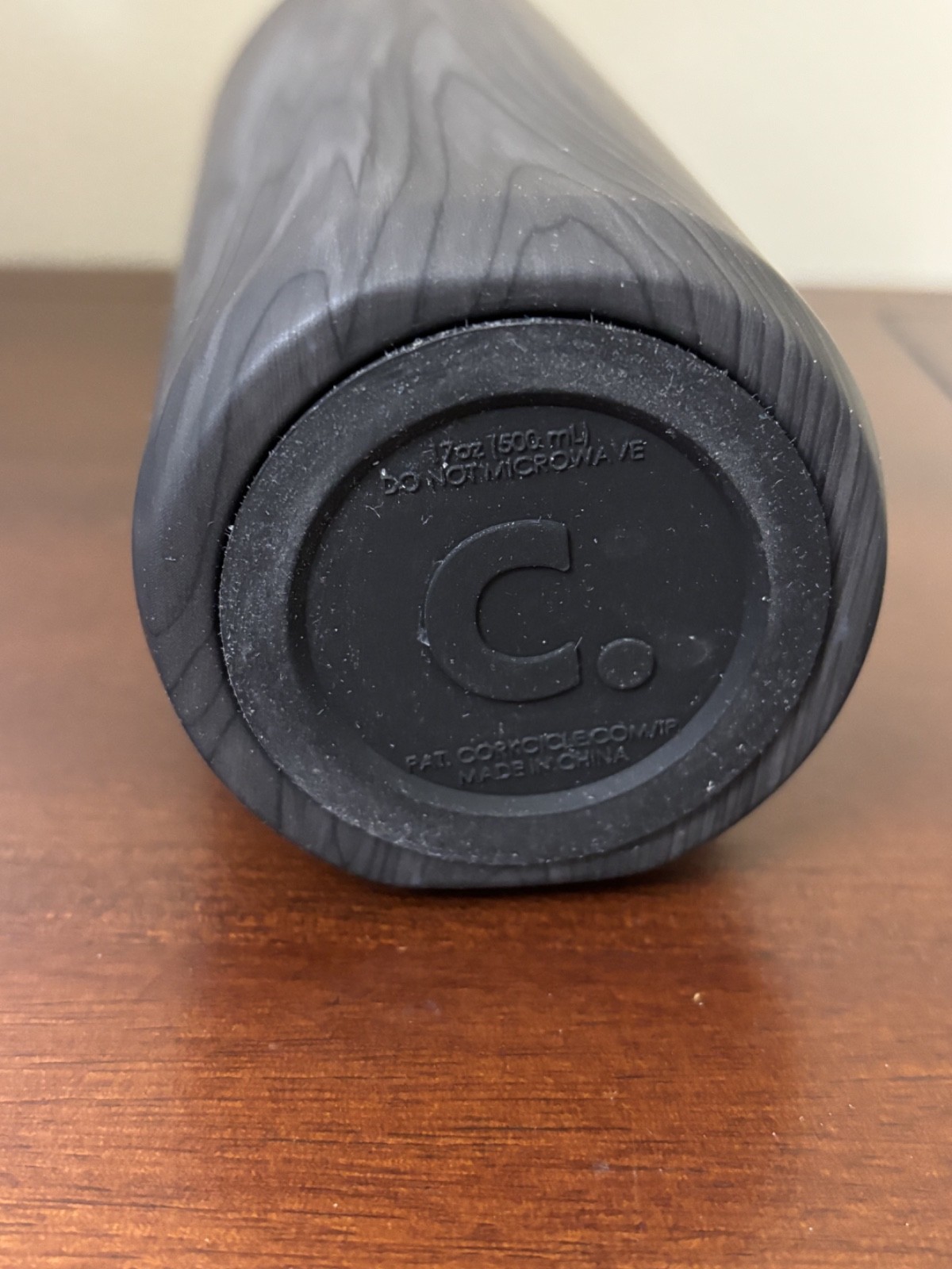 Corkcicle Commuter Cup Travel Mug Insulated Coffee Mug with Lid Burnt Wood