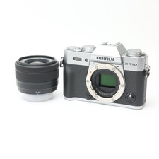 Fujifilm Fuji X-T30 II Silver  XC 15-45mm Lens Kit -Near Mint- 245