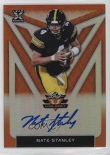 2020 Leaf Valiant Orange /50 Nate Stanley #BA-NS1 Auto 0s3