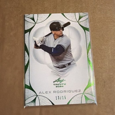 2024 Leaf Trinity #7 Alex Rodriguez Platinum #/15 PP3