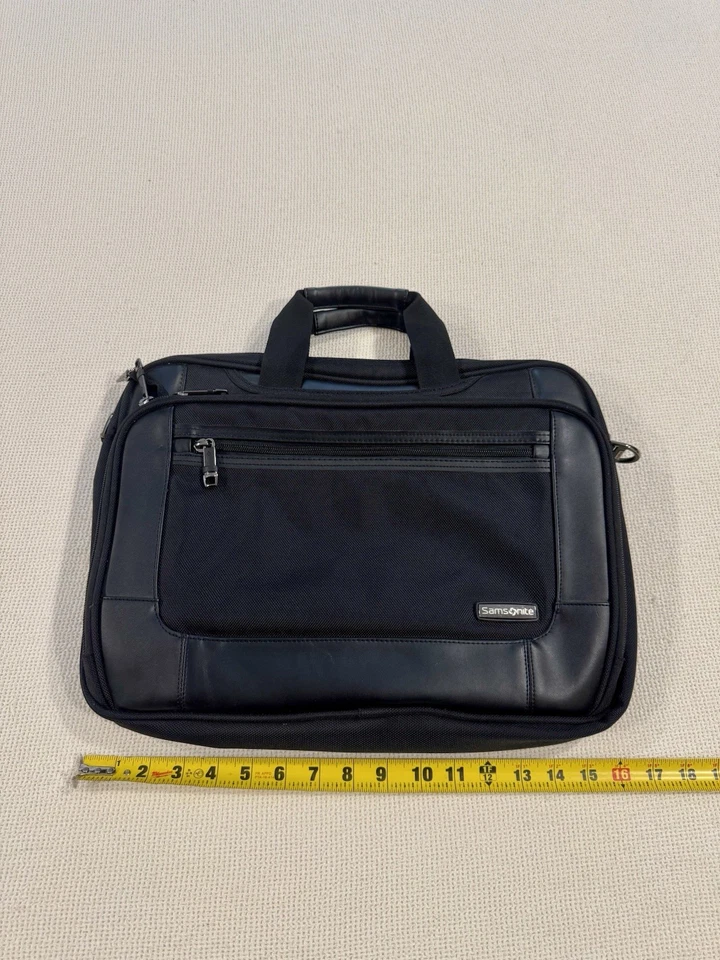 Samsonite Laptop Bag Sleeve Messenger Black Travel 16”x12” No Shoulder Strap - Image 2 of 4