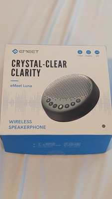 EMEET CRYSTAL- CLEAR CLARITY WIRELESS SPEAKER PHONE e MEET LUNA