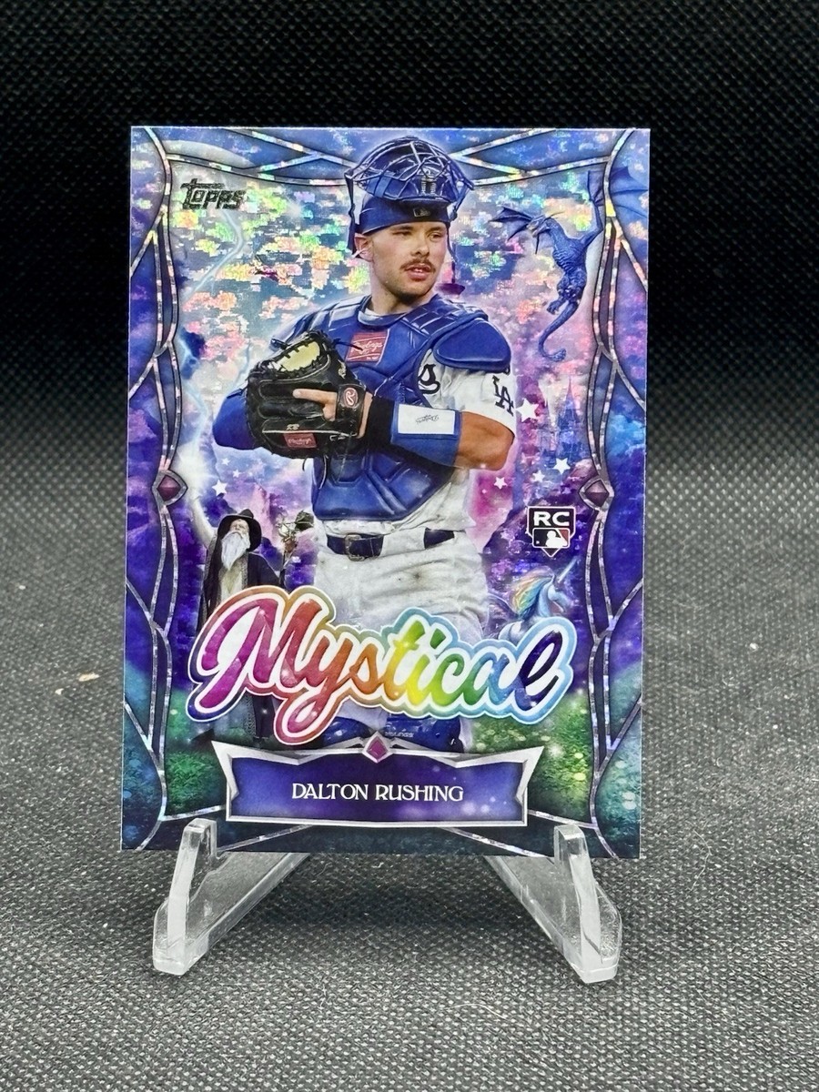 2025 Topps Update Dalton Rushing RC Mystical Los Angeles Dodgers