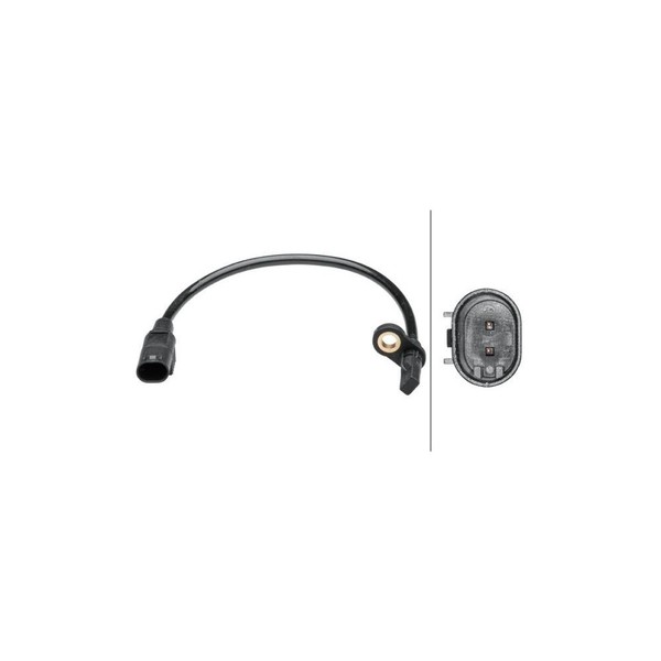 Hella Sensor, Raddrehzahl 6PU 012 679-551 FüR MERCEDES-BENZ, Hinterachse-image
