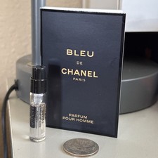 Chanel Bleu De Chanel PARFUM Pour Homme Men's Sample Spray .05oz, 1.5ml