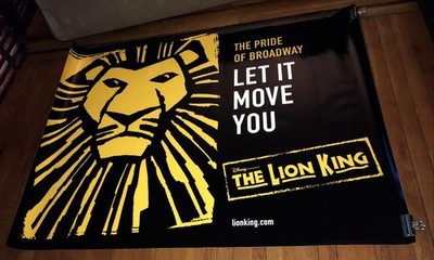 DISNEY THE LION KING BROADWAY NY NYC  5FT subway POSTER #1 2019 BEAUTIFUL