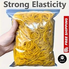 300pcs Rubber Strong Elastic 40mm Diameter Multi-Purpose Natural Rubber Bands