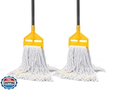 KeFanta 2 Pack Commercial Mop Heavy Duty Industrial Mops,60 inch 