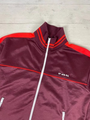 Vintage Diesel Track Jacket Men Size 2XL Burgundy | eBay