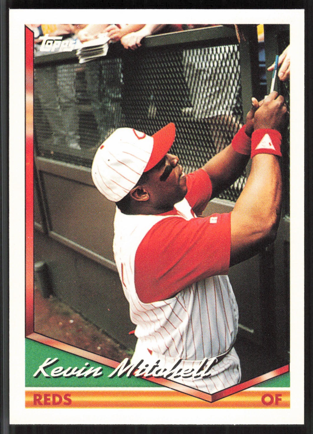 Kevin Mitchell, 1994 Topps, #335, Cincinnati Reds,